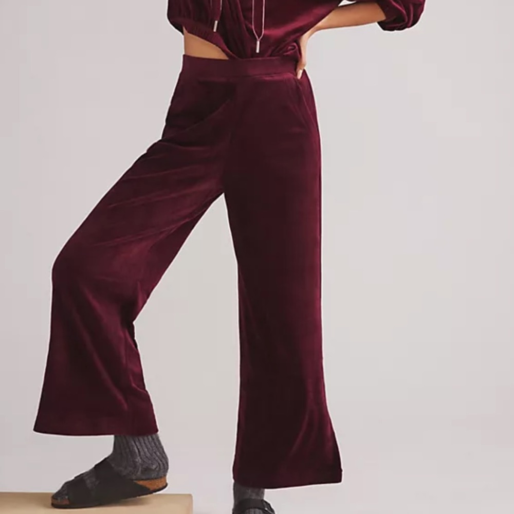 *Daily Practice by Anthropologie Velour Pants
